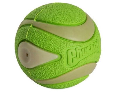Chuckit Max Glow Ultra Squeeker Ball Grün 6 CM